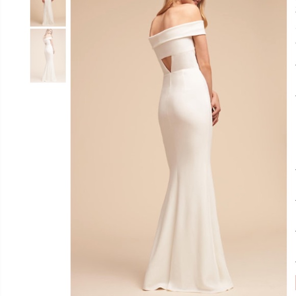 NWOT BHLDN KATIE MAY LEGACY WEDDING DRESS IVORY - Picture 2 of 5